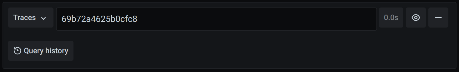 Screenshot of the Zipkin query editor Screenshot of the Zipkin query editor